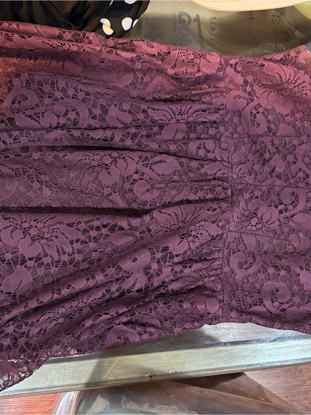 Xhilaration Plum Lace Dress
